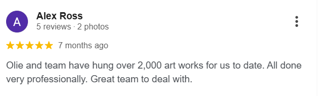 Alex Ross — 5-star Google review